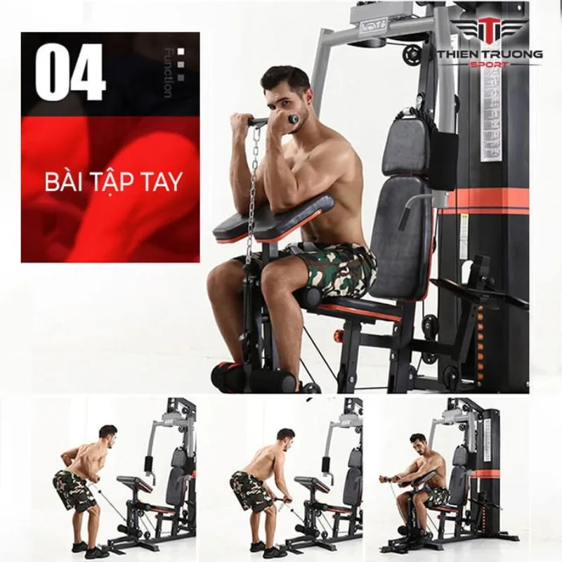 Bài tập tay cùng giàn tạ đa năng HQ-708