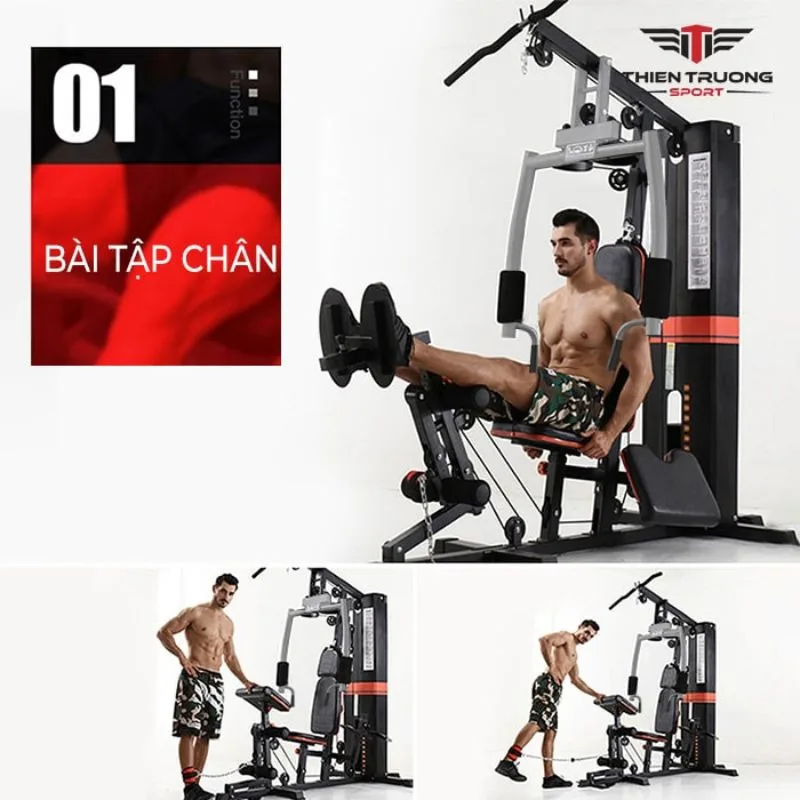 Bài tập chân cùng giàn tạ đa năng HQ-708