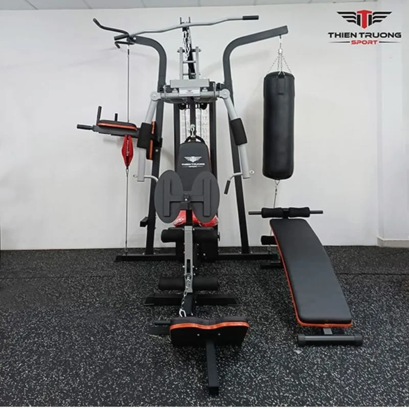 Bộ khung thép của giàn tạ đa năng HQ-808I cực kỳ chắc chắn