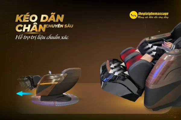 Ghế Massage Kéo Giãn Chân Chuyên Sâu Có Tác Dụng Gì?