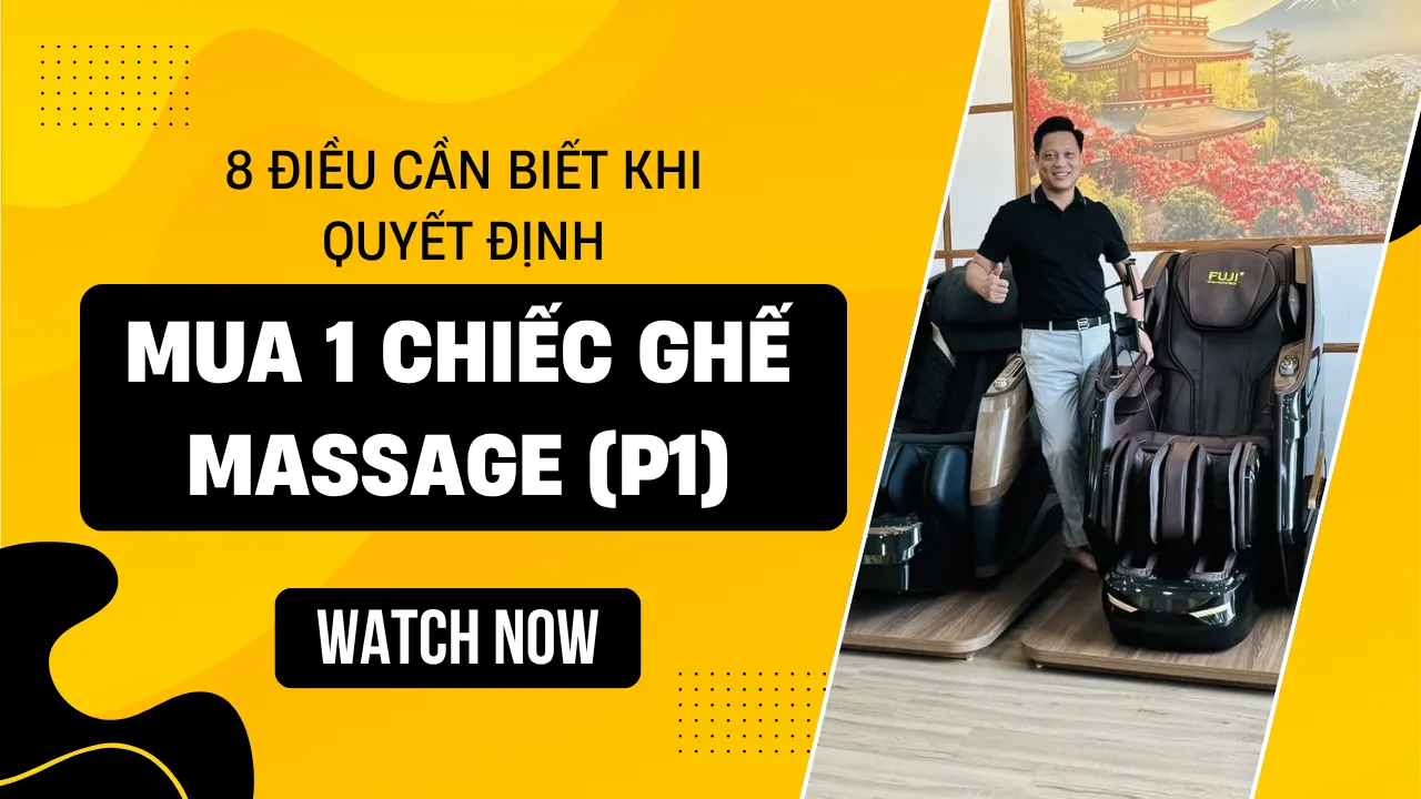8 điều cần phải biết trước khi quyết định mua 1 chiếc ghế massage - p1