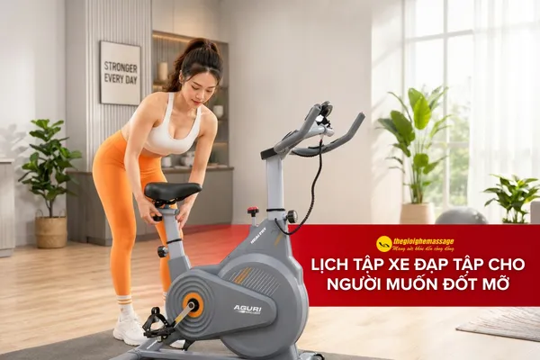 Lịch Tập Xe Đạp Tập Cho Người Muốn Đốt Mỡ