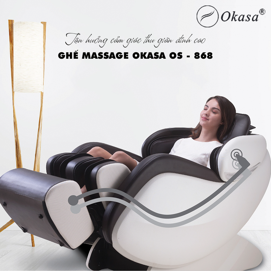 Ghế massage giảm đau nhức, mỏi mệt và tăng cường sức khỏe toàn thân