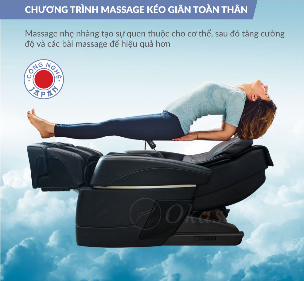 Máy massage lưng hỗ trợ điều trị đau nhức lưng hiệu quả